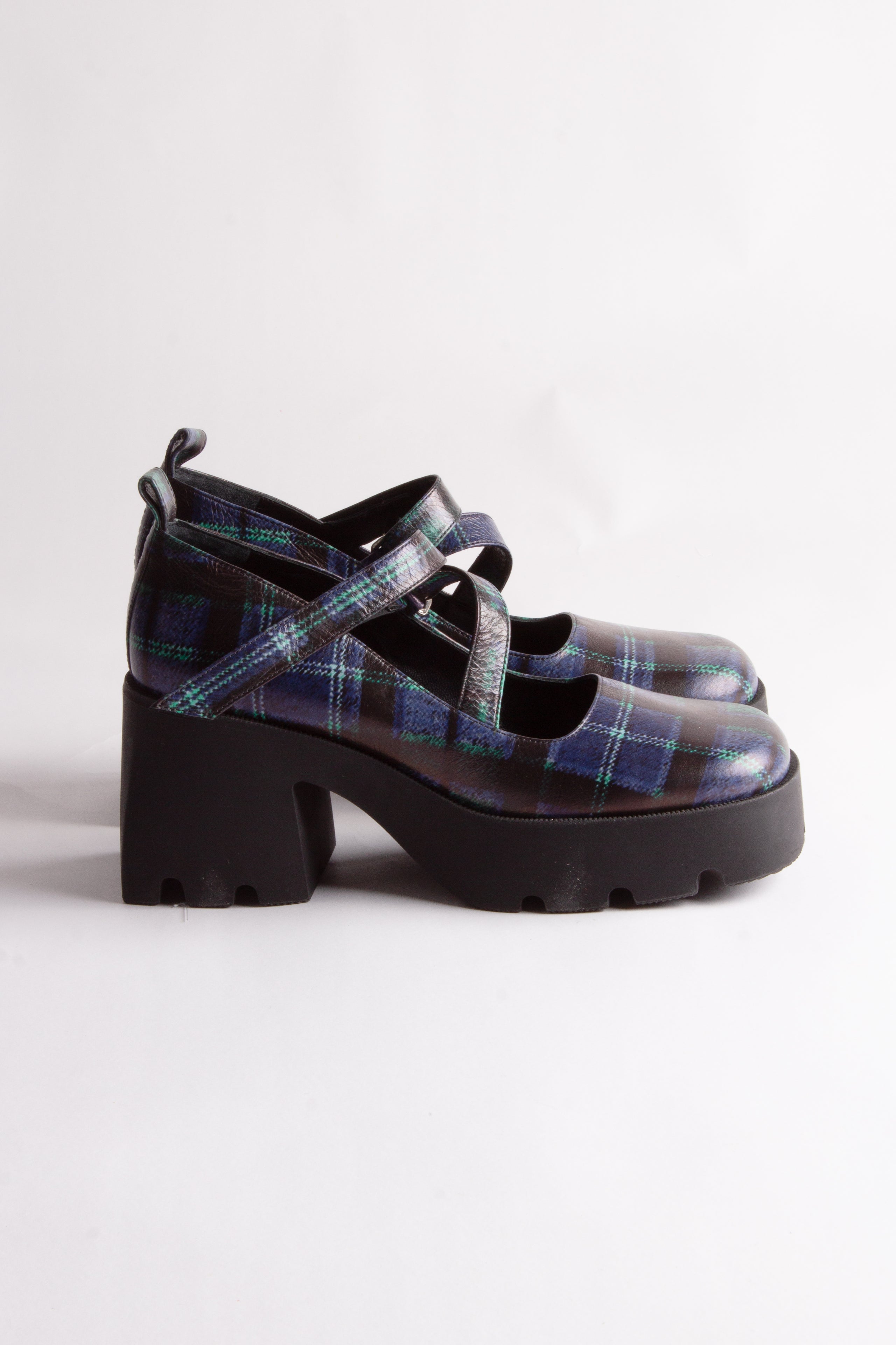 The Marc Jacobs Plaid Mary Jane high quality Shoes